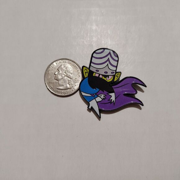 The Powerpuff Girls Mojo Jojo Enamel Pin Official Cartoon Lapel Badge Figure - Picture 3 of 3